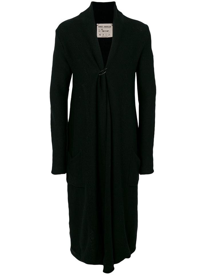 Daniel Andresen - Kalendula Cardigan - Men - Virgin Wool - S, Black, Virgin Wool