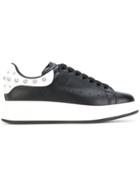 Alexander Mcqueen Studded Extended Sole Sneakers - Black