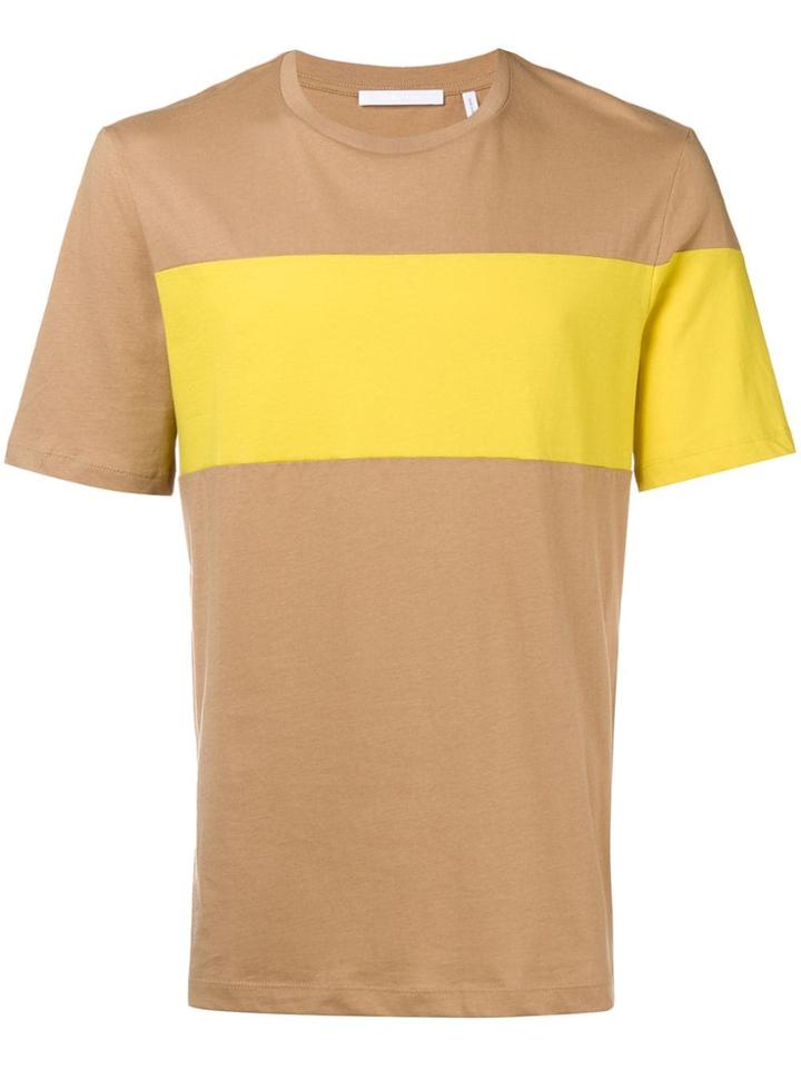 Helmut Lang Colour Block T-shirt - Neutrals