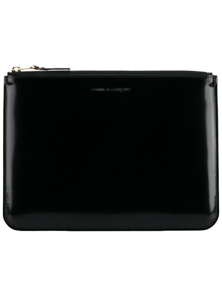 Black Gold Pouch - Unisex - Calf Leather/leather - One Size, Calf Leather/leather, Comme Des Garçons Wallet