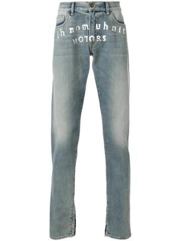 Ih Nom Uh Nit Regular Washed Denim Jeans - Blue