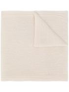 Max & Moi Cable Knit Scarf - White
