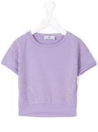 Young Versace - Embellished T-shirt - Kids - Cotton/spandex/elastane - 12 Yrs, Girl's, Pink/purple