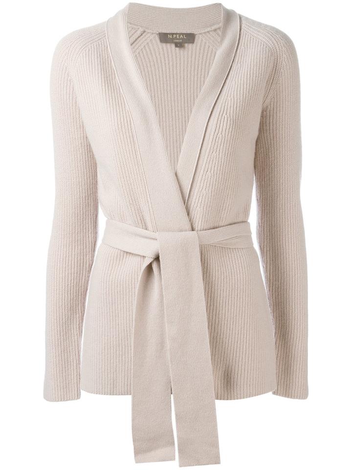 N.peal Wrap Cardigan, Women's, Size: Small, Pink/purple, Cashmere