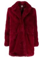 Apparis Faux Fur Coat - Red