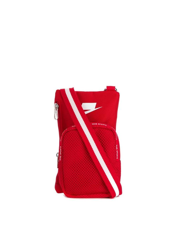 Nike Logo Print Pouch - Red