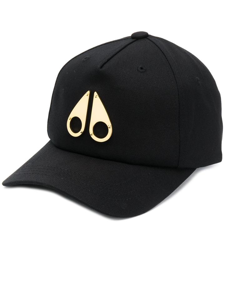 Moose Knuckles Icon Logo Baseball Cap - Black