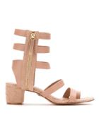 Andrea Bogosian Leather Sandals - Nude & Neutrals