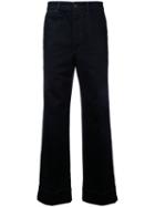 Lemaire - Wide Leg Trousers - Men - Cotton - 48, Black, Cotton