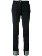 Prada Turn-up Skinny Jeans - Blue
