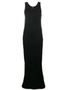 Ann Demeulemeester Fitted Long Dress - Black