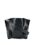 Giaquinto Leather Panelled Tote - Black
