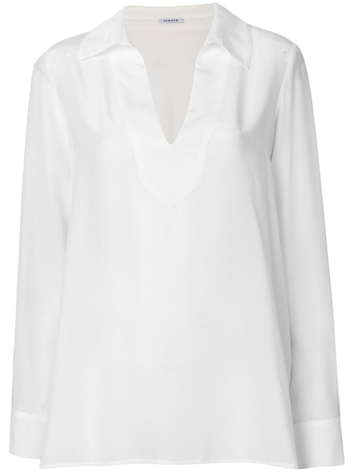 P.a.r.o.s.h. Long Sleeve Blouse - White
