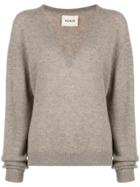 Khaite V-neck Jumper - Grey