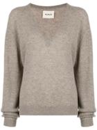 Khaite V-neck Jumper - Grey