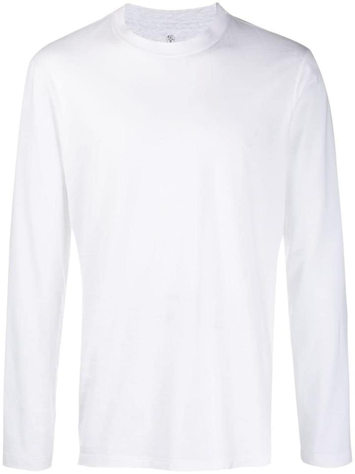 Brunello Cucinelli Long Sleeved Sweatshirt - White