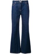 Valentino V Detail Regular-fit Jeans - Blue