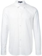 Attachment - Semi-sheer Shirt - Men - Cotton/linen/flax - 3, White, Cotton/linen/flax