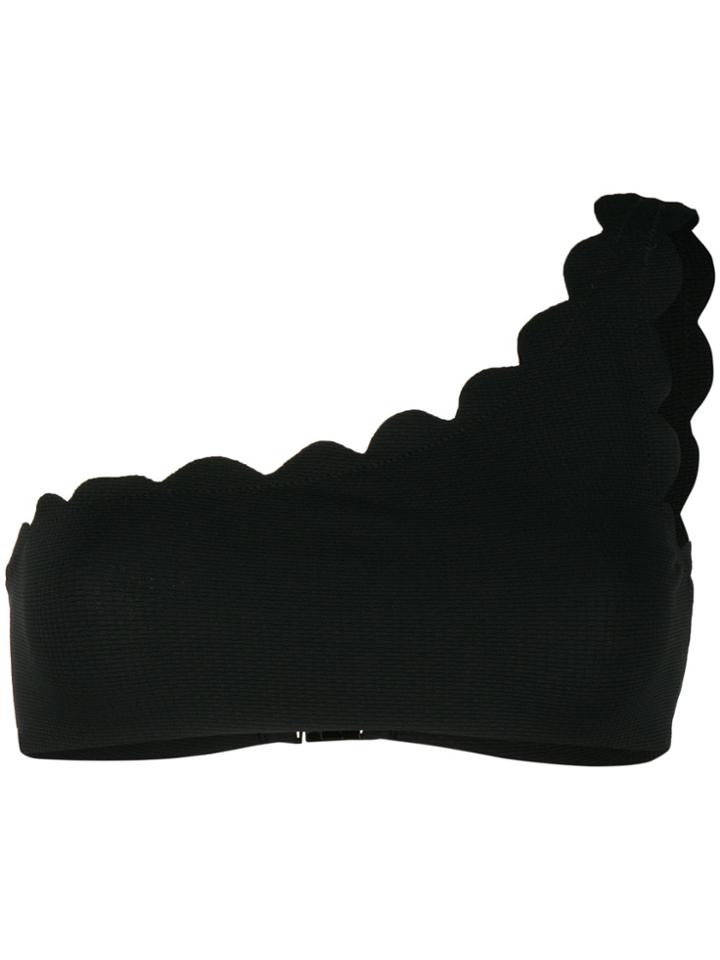 Marysia One-shoulder Bikini Top - Black