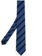 Cerruti 1881 Striped Tie - Blue