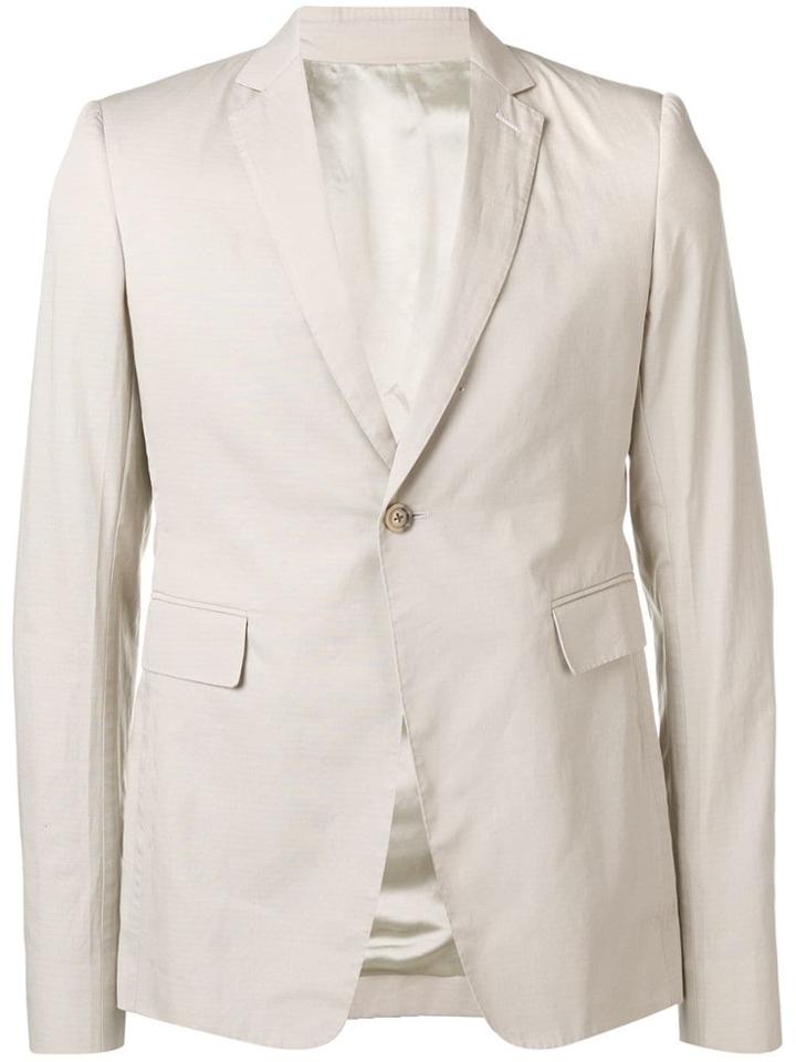 Rick Owens Fitted Blazer - Neutrals