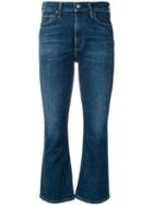 Citizens Of Humanity Kick Flare Cropped Jeans - Blue