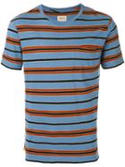 Bellerose - Striped T-shirt - Men - Cotton - Xl, Blue, Cotton