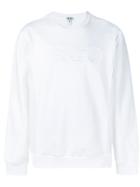 Kenzo Logo Appliqué Sweatshirt - White
