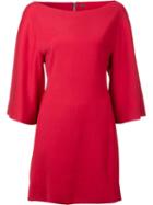 Adam Lippes - Structured Boat Neck Dress - Women - Viscose - 6, Women's, Red, Viscose