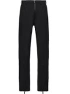 Prada Technical Straight Trousers - Black