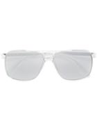 Versace 'pop Chic Greca' Sunglasses, Men's, Grey, Metal (other)/plastic