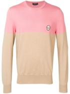 Alexander Mcqueen Colour Block Sweater - Neutrals