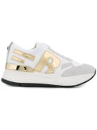 Rucoline Metallic Contrast Sneakers - White