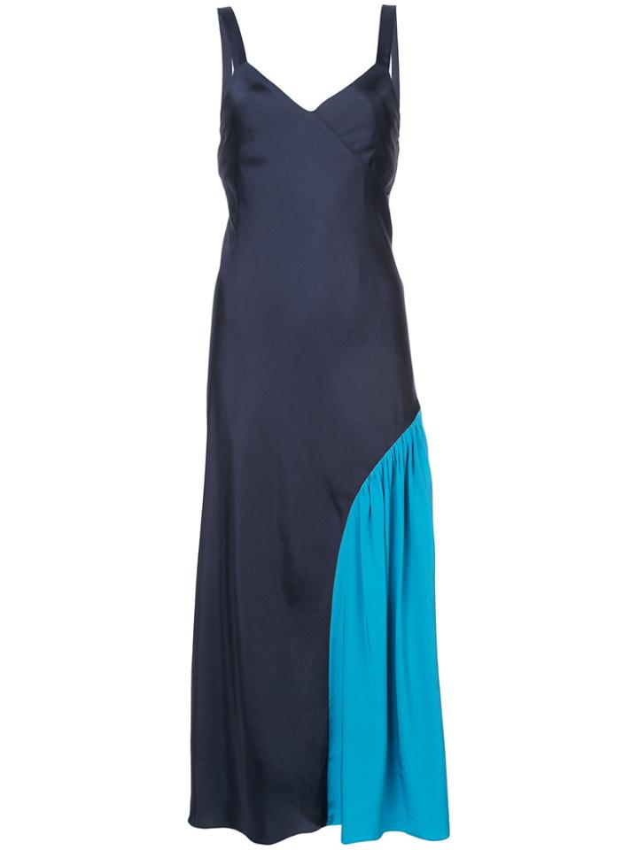 Tibi Flared Dress - Blue