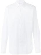 Prada Classic Shirt, Men's, Size: 41, White, Cotton/polyamide/spandex/elastane