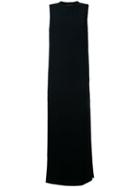 Alexandre Vauthier - Roundneck Column Gown - Women - Polyester - 36, Black, Polyester