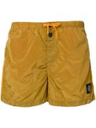 Stone Island Fitted Swim Shorts - Yellow & Orange