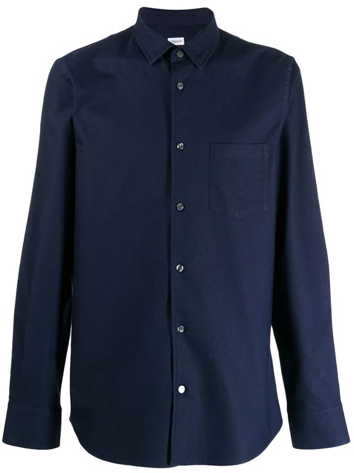 Filippa-k Long-sleeve Oxford Shirt - Blue