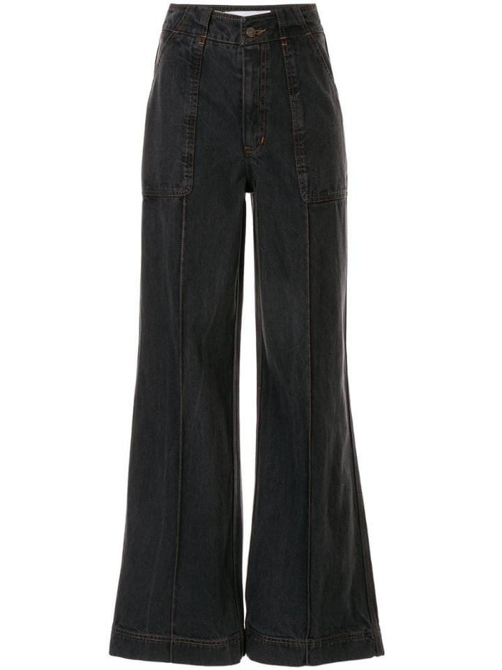 Tamuna Ingorokva Ivette Flared Jeans - Black