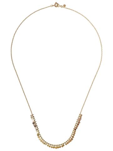 Sia Taylor 18kt Gold Rainbow Graduating Dots Necklace