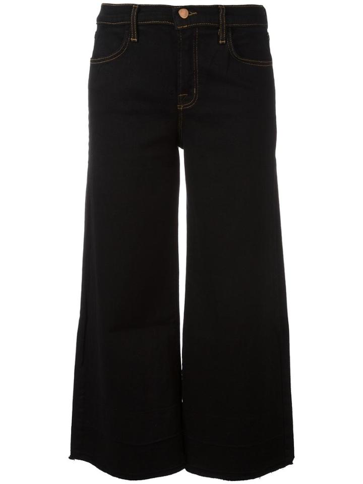 J Brand 'cropped Over' Jeans - Black