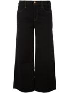 J Brand 'cropped Over' Jeans - Black