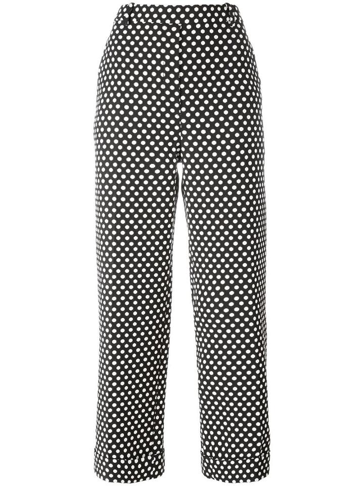 Christian Wijnants 'pepper' Trousers, Women's, Size: 38, Black, Cotton/polyester/viscose/spandex/elastane