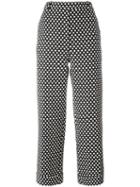 Christian Wijnants 'pepper' Trousers, Women's, Size: 38, Black, Cotton/polyester/viscose/spandex/elastane