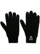 Kenzo 'mini Tiger' Gloves, Adult Unisex, Black, Wool