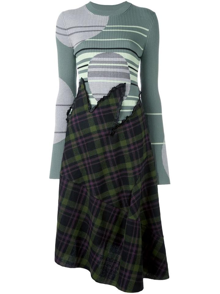 Maison Margiela Multi Knit Patterned Dress