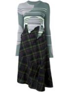 Maison Margiela Multi Knit Patterned Dress