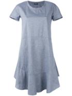 Jil Sander Navy - Flared Dress - Women - Cotton/spandex/elastane - 38, Blue, Cotton/spandex/elastane