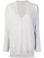 Twin-set Oversized Long-sleeve Sweater - Grey