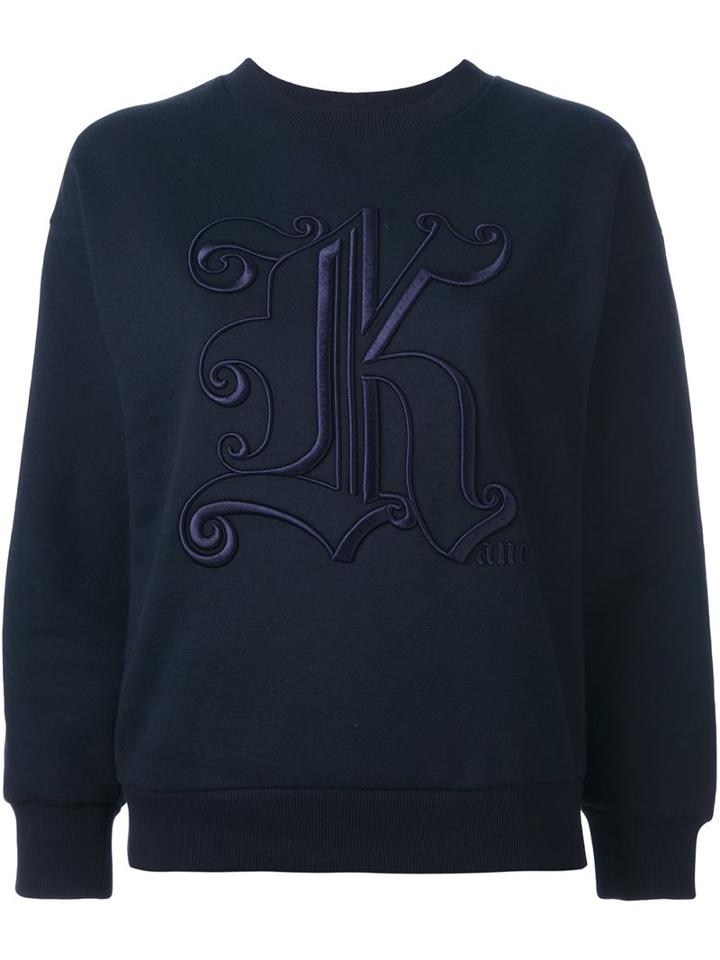 Christopher Kane Kane Sweatshirt, Women's, Size: Small, Blue, Cotton